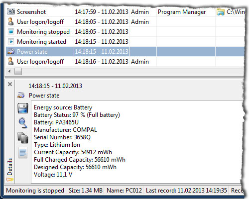 电源状态